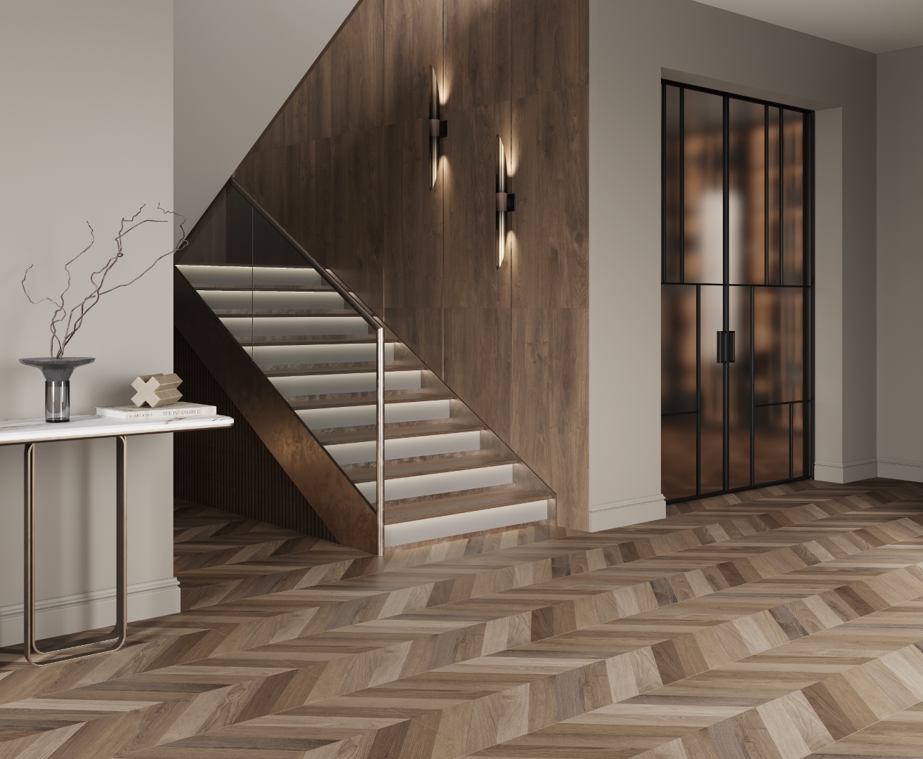 Лапарет Wood Latina Brown Chevron M