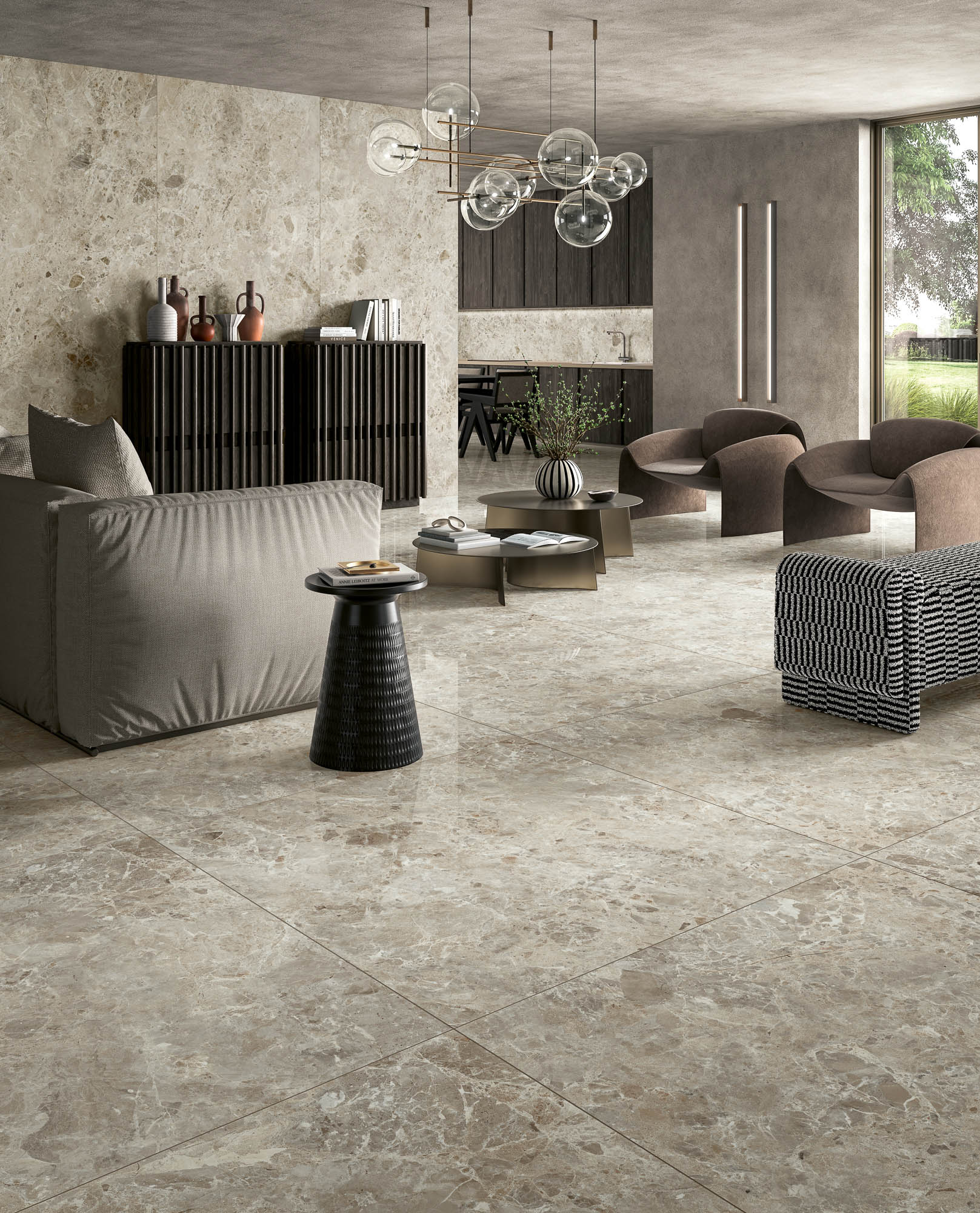 104718 На пол Breccia Paradiso Beige Levigato 8.5mm 60x120 - фото 27