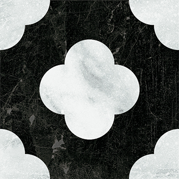 4101200 На пол Dandy Pin Black White 18.6x18.6 - фото 6