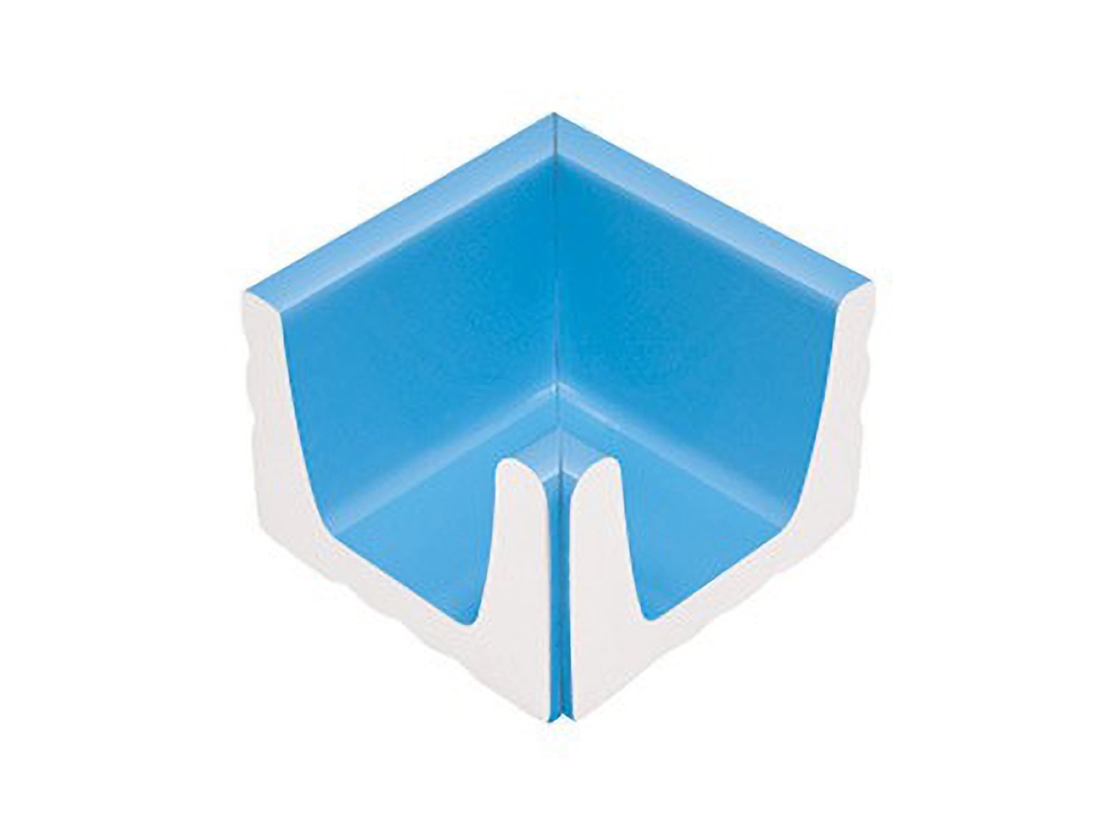 K131 Декоративная вставка Olympic Series Внутренний угол водоотводного канала Light Blue 15x15