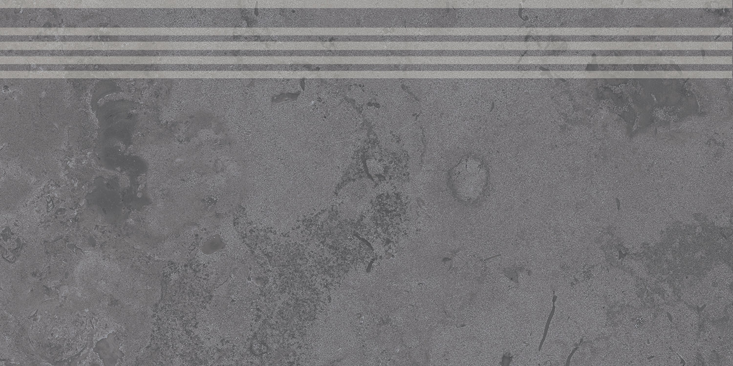 DD205100R/GR Ступень Про Лаймстоун Серая Темная Натуральная Обрезная 60х30 - фото 4