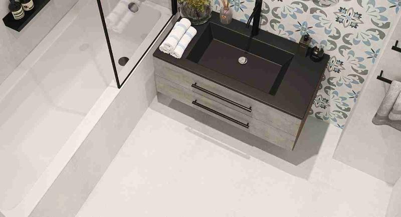 737497 Декор Majolica Grey Deco Серый Светлый 45х45 - фото 2