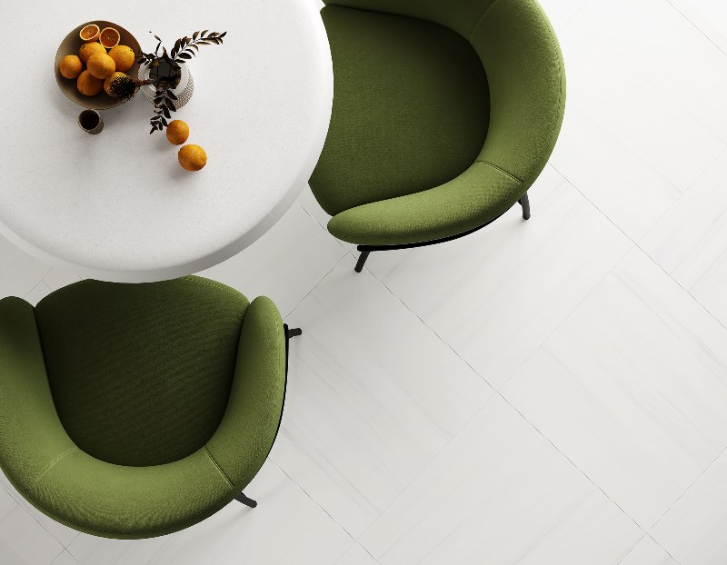 На пол Dolomite Natural Белый 60x60 Полированный - фото 3