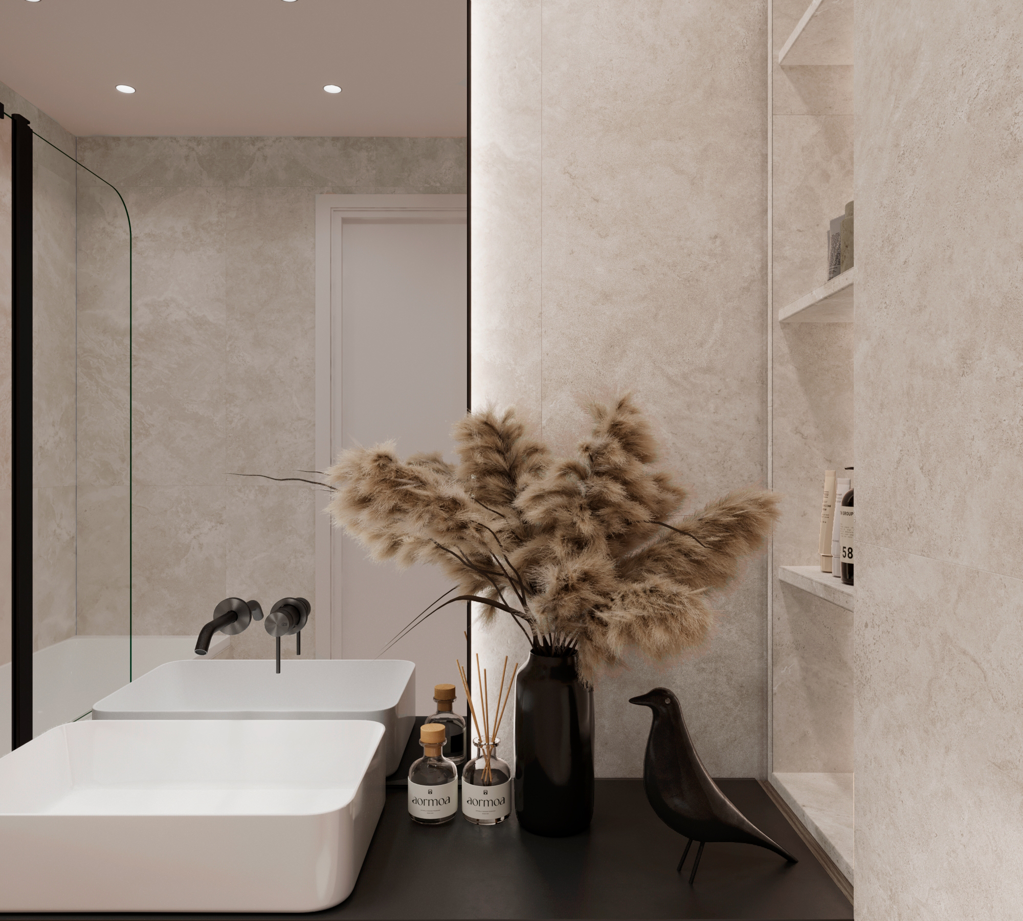 RT7003-B На пол Arawak Beige Matt Rustic Punch 60x120 - фото 13