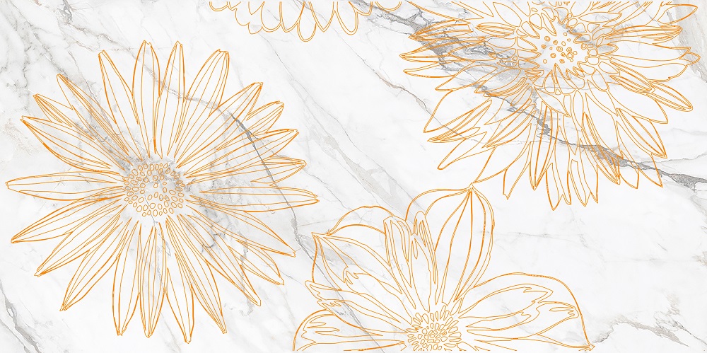 Декор Briere D Flower Белый 1 - фото 5