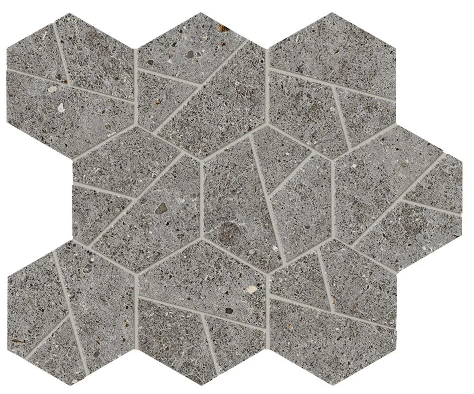 A7C0 На пол Boost Stone Smoke Mosaico Hex 25x28.5