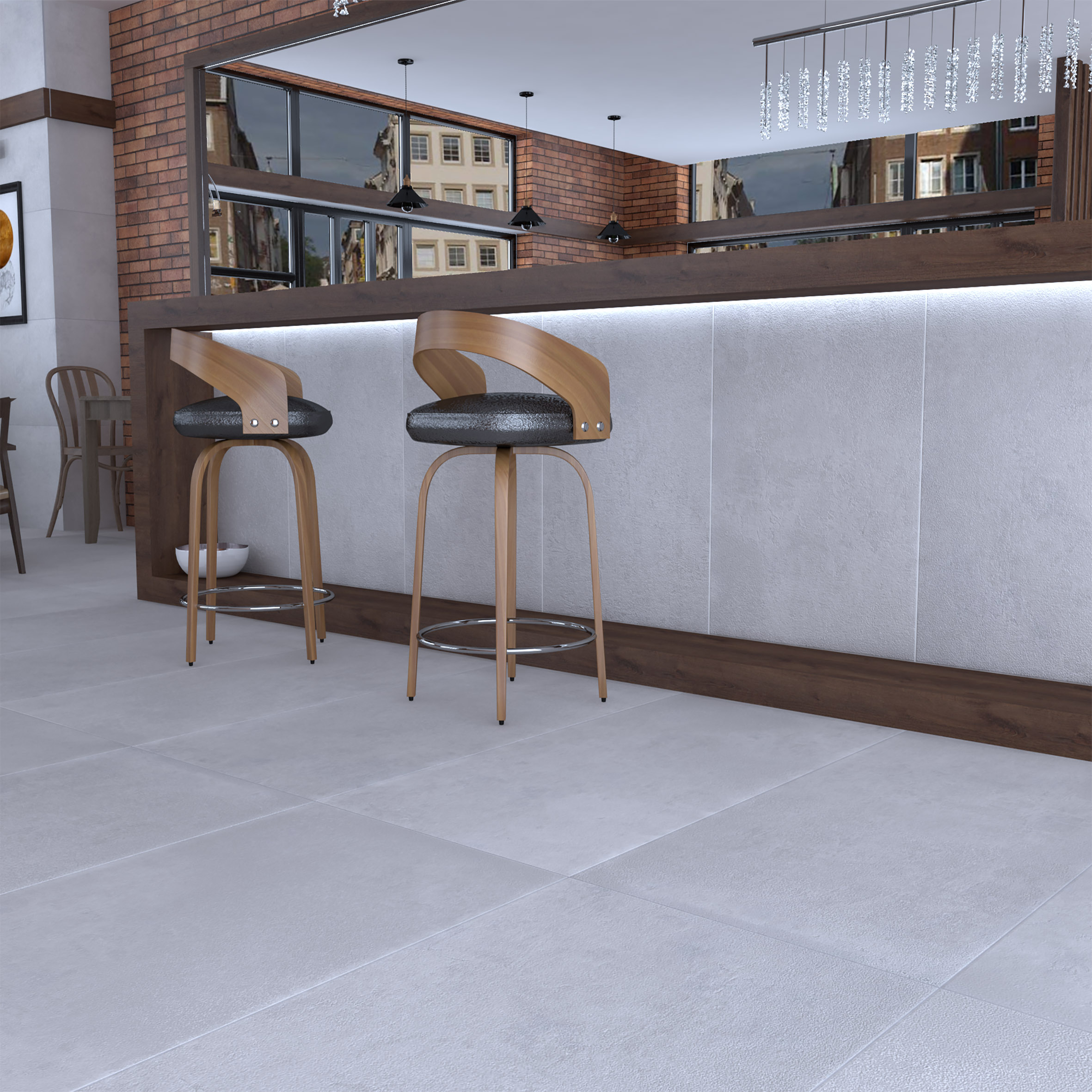 На пол Betonhome Светло-серый 60х120 - фото 15