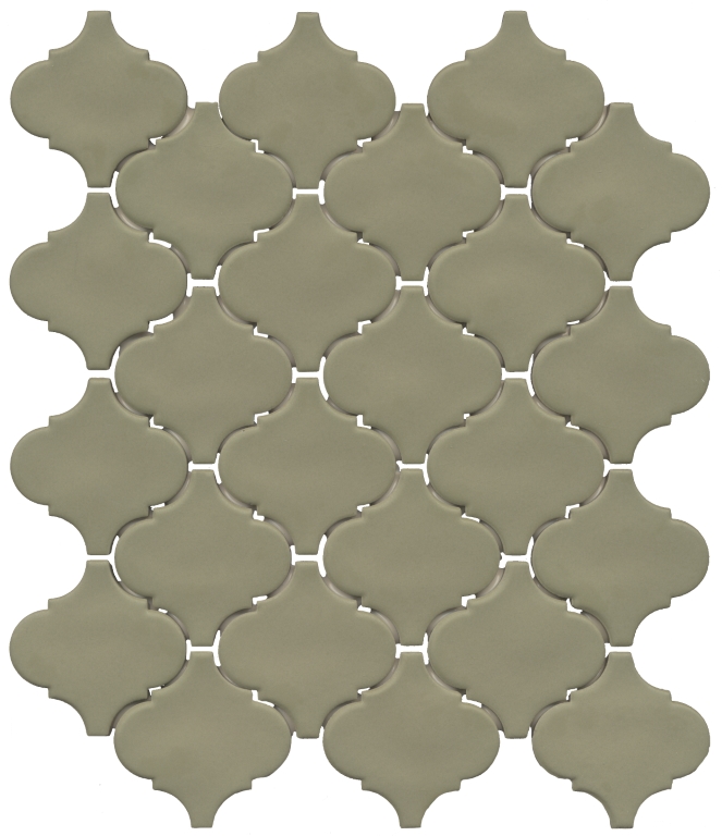 KM2630M0051N На стену Арабески Марокко Зелёный матовый 26x30x0.7