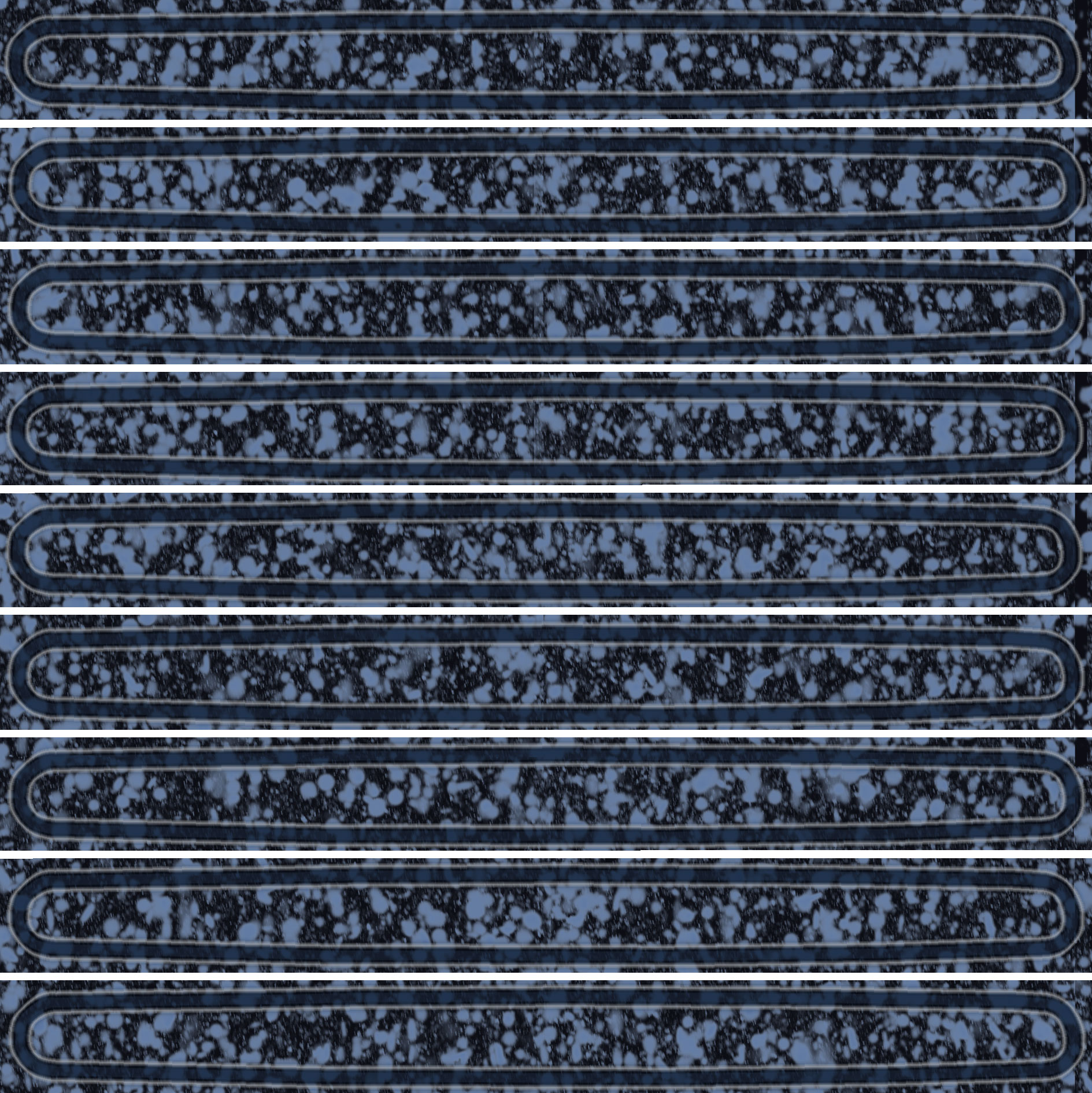 KMD2SOB004BN Декор Далия Чипсет синий глянцевый 20x20x0.95 - фото 4