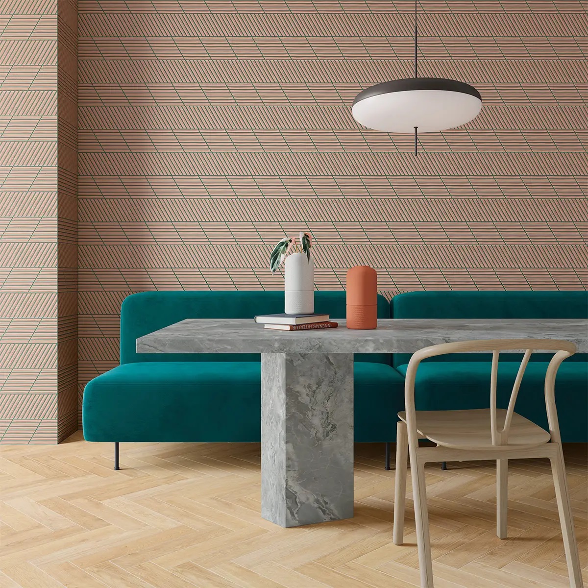 135016 На стену Spike Bars A Royal Green Gloss 15x25.9 - фото 6