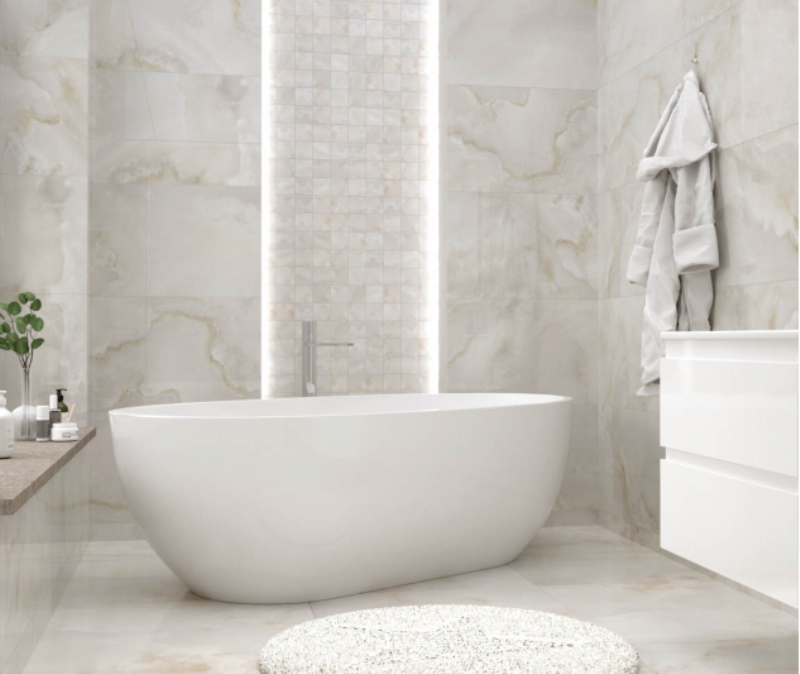 На пол Amarna Shell Leviglass 120x120 - фото 2