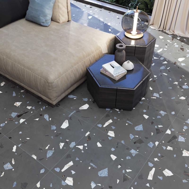 На пол Войд 7Д светло-серый 60х60 - фото 6