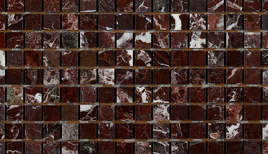 Настенная Marble Mosaic Red Travertine - фото 4