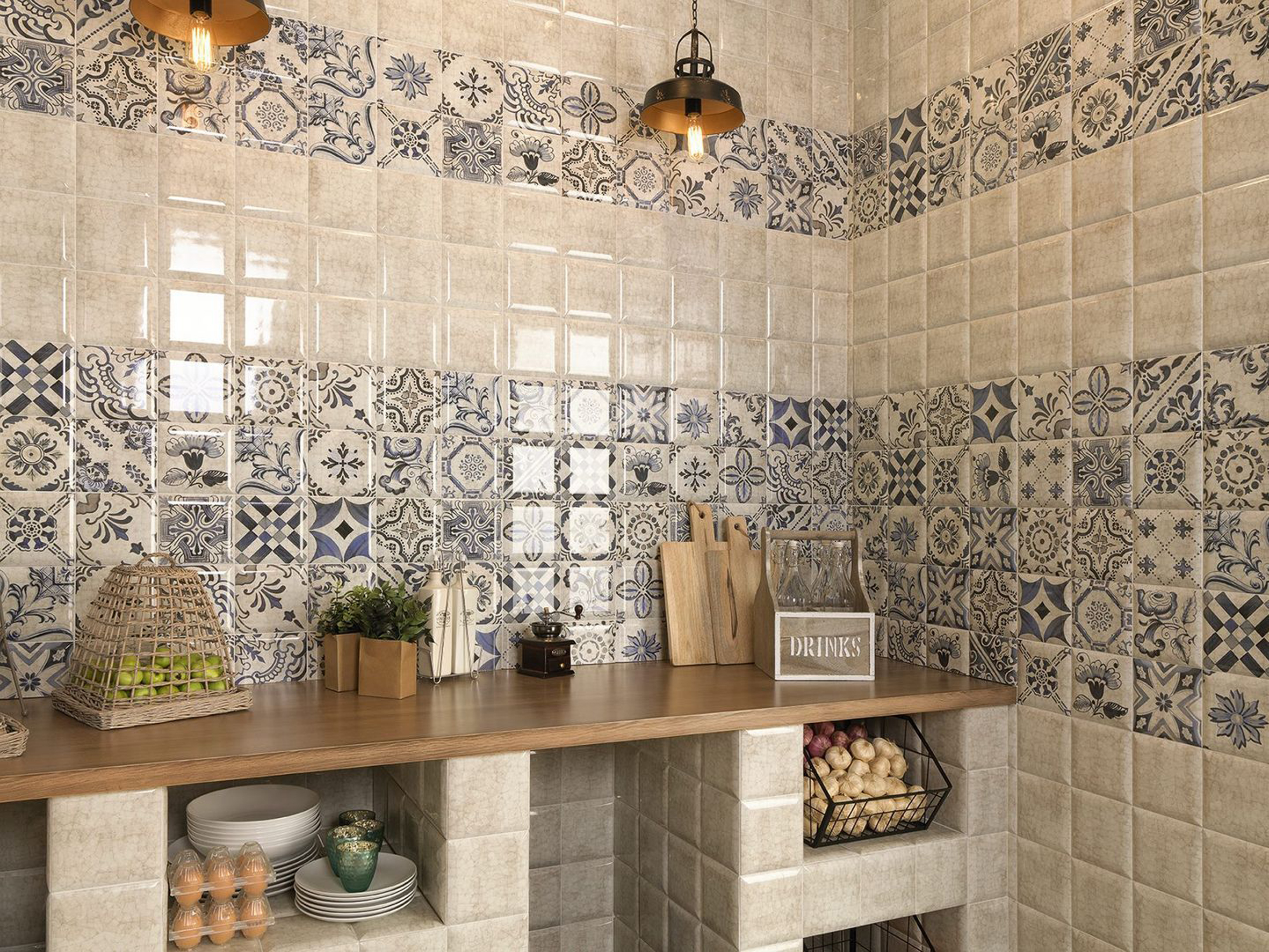 На пол Tavira Pav.Oporto Blanco 20x20 - фото 3