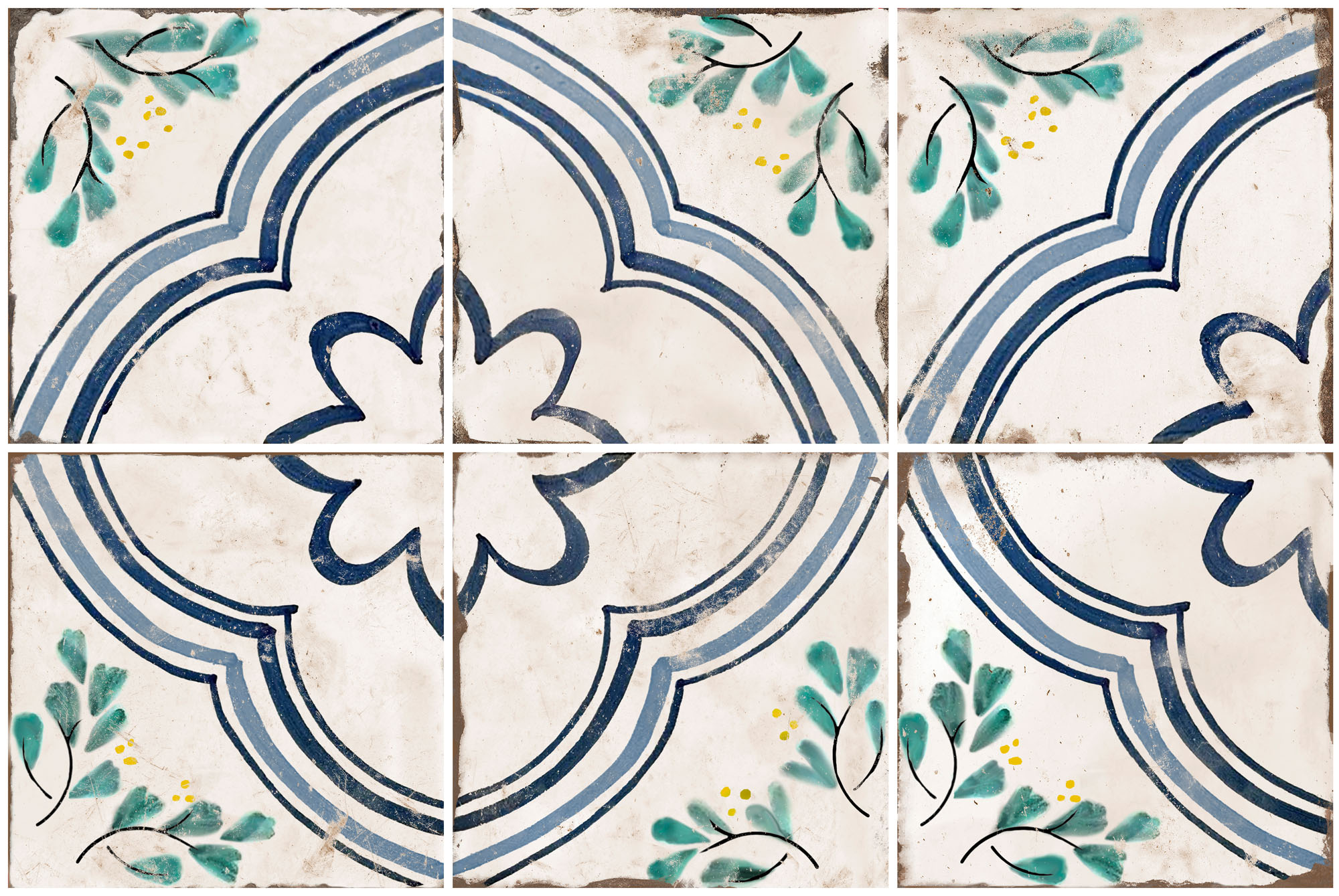 На пол Magnolia Marcela 20х20 - фото 2