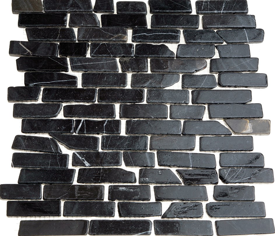 052394 MS0204 На пол Каменная Мрамор Премиум чёрный 32x32