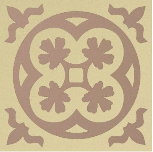 Декоративная вставка Метлахская плитка 070N015D002 ENC15 Lui 02 (IVO. RSV) 7x7