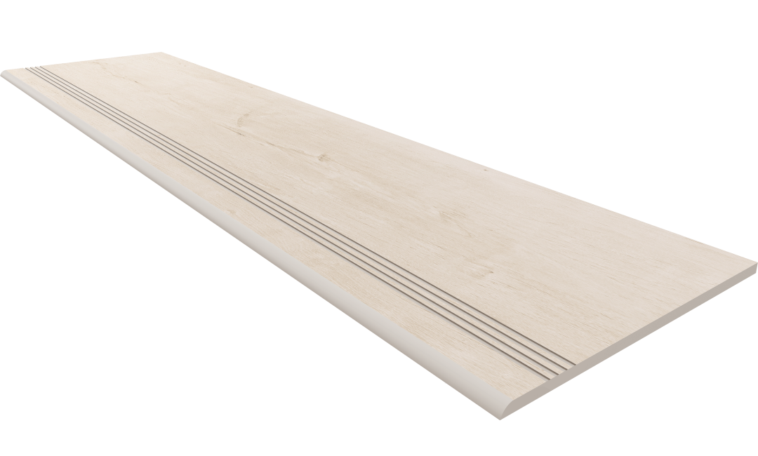 Ступень Soft Wood SF01 Nordic неполированный с насечками 30x120