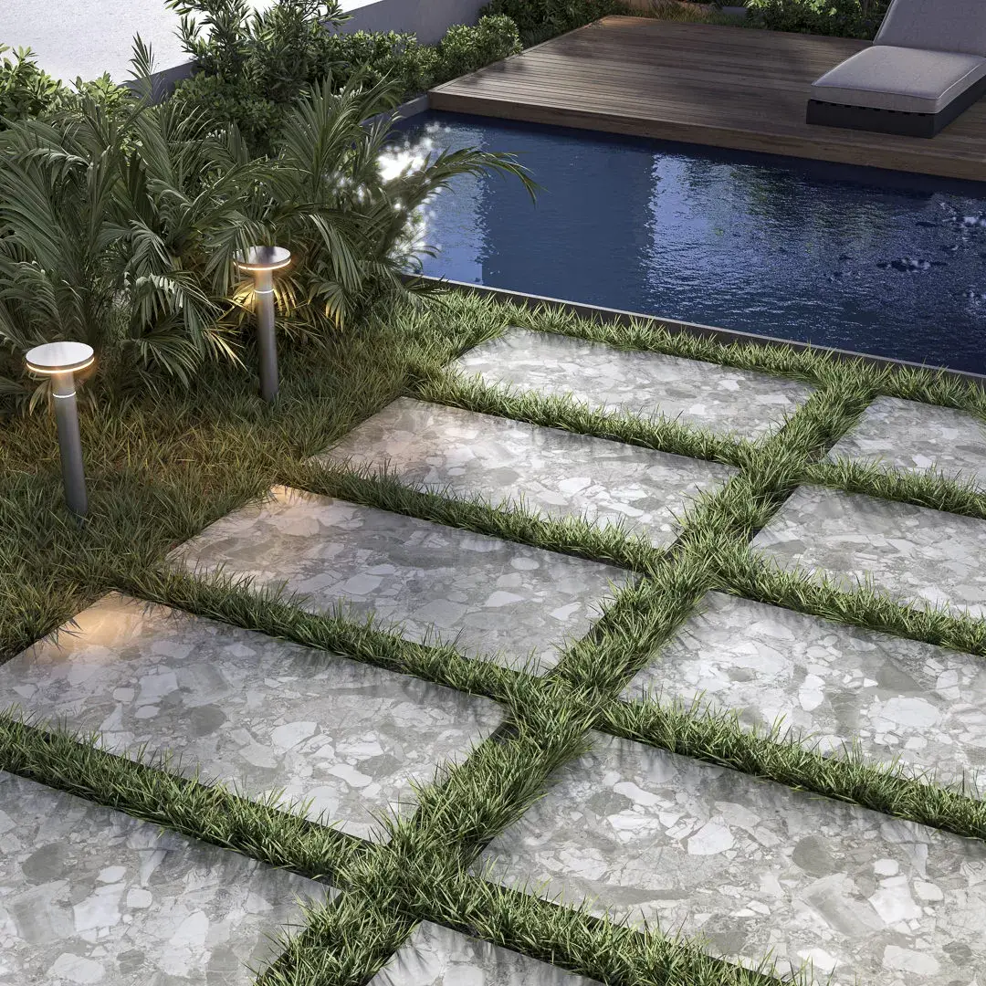 KM6060G0391R20 На пол Чеппо ди Сицилия Серый матовый обрезной 60x60x2 - фото 9