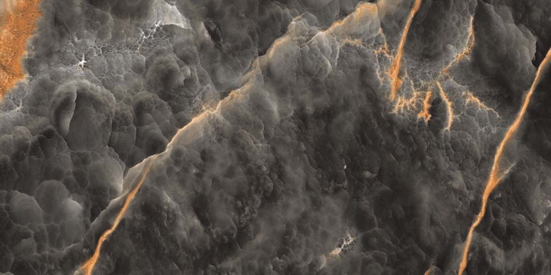 На пол Volcanic Nero Shiny Sugar 60x120 - фото 2