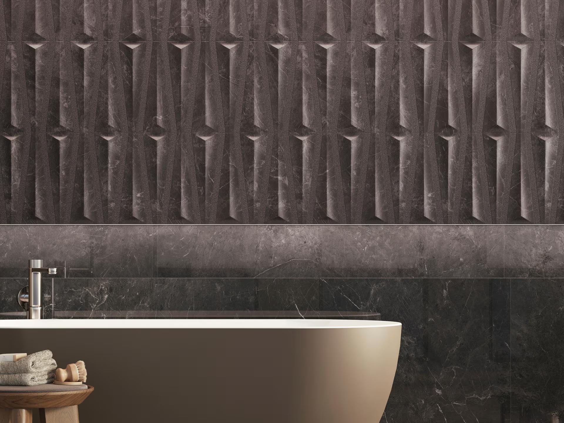 100354907 Декор Velluto Deco Beige 59.6х150 - фото 14