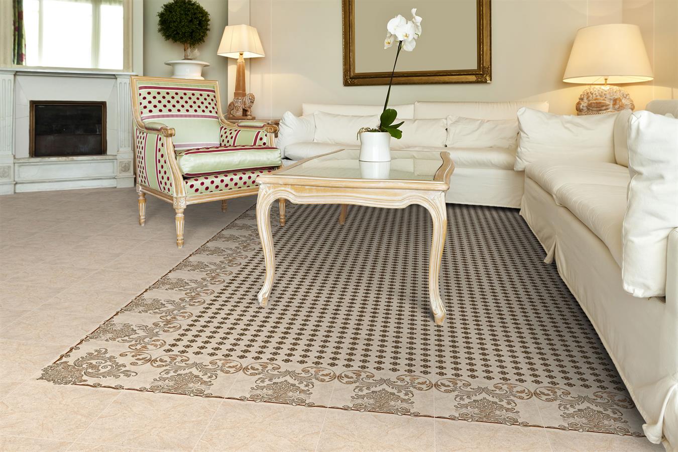 K932095 На пол Sand Stone Cream - фото 4