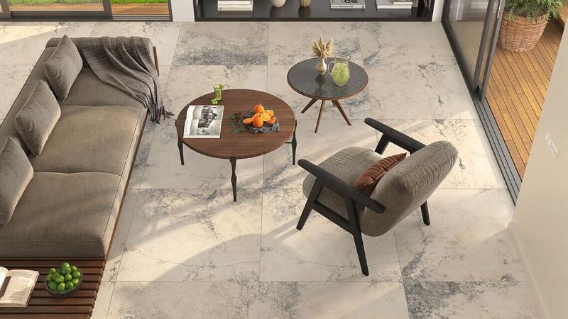 P10898.6 На пол Travertino Sand Mat Bianco Rec 60x120 - фото 2