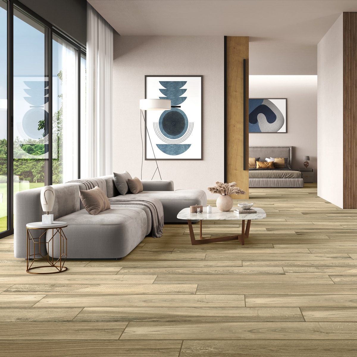 N12057 На пол Wood collection Cocoa Matt Shape 20x120 - фото 9