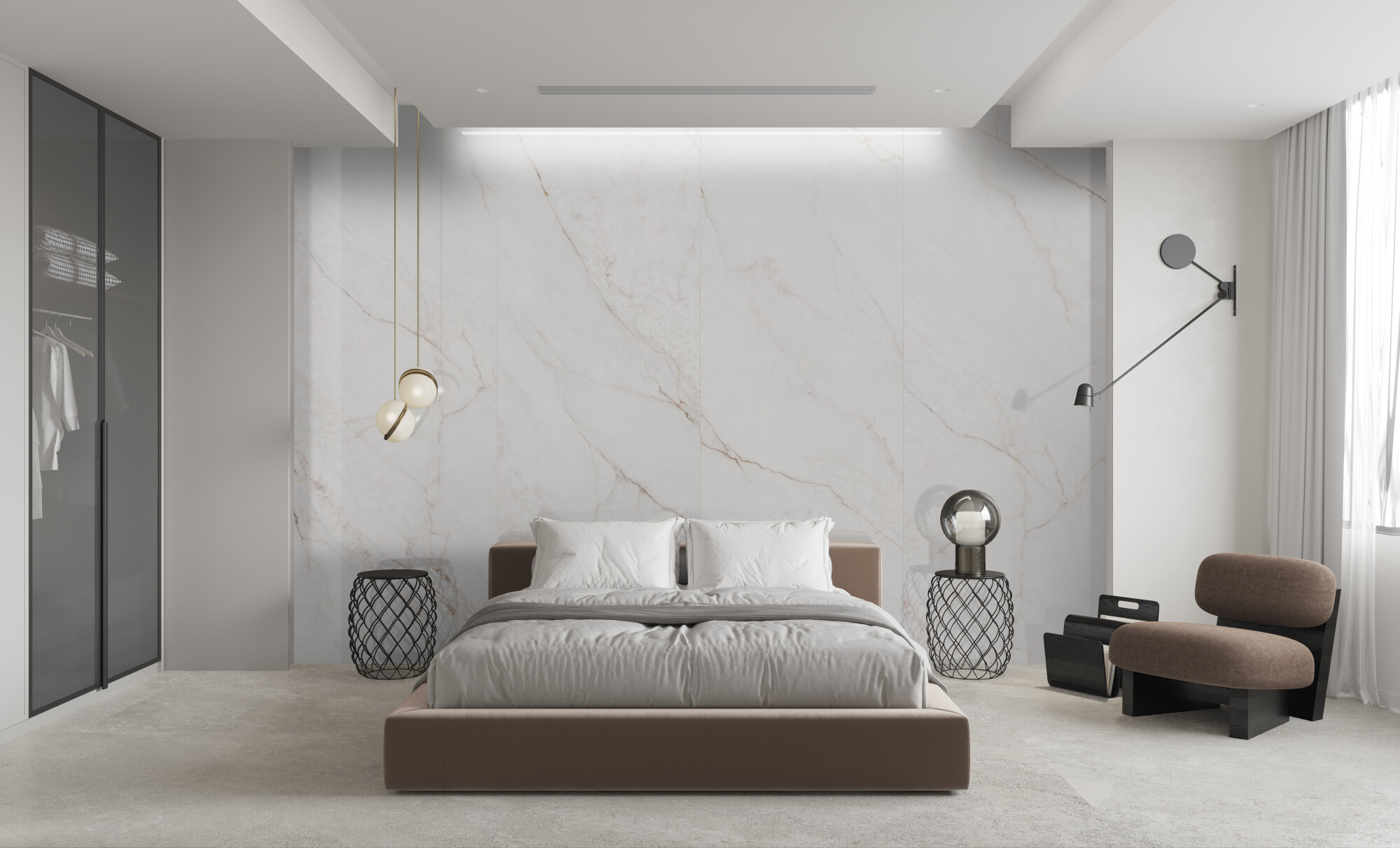 39500 На стену Museum Dahlia White SP/33.3X100/R 33.3x100 - фото 30