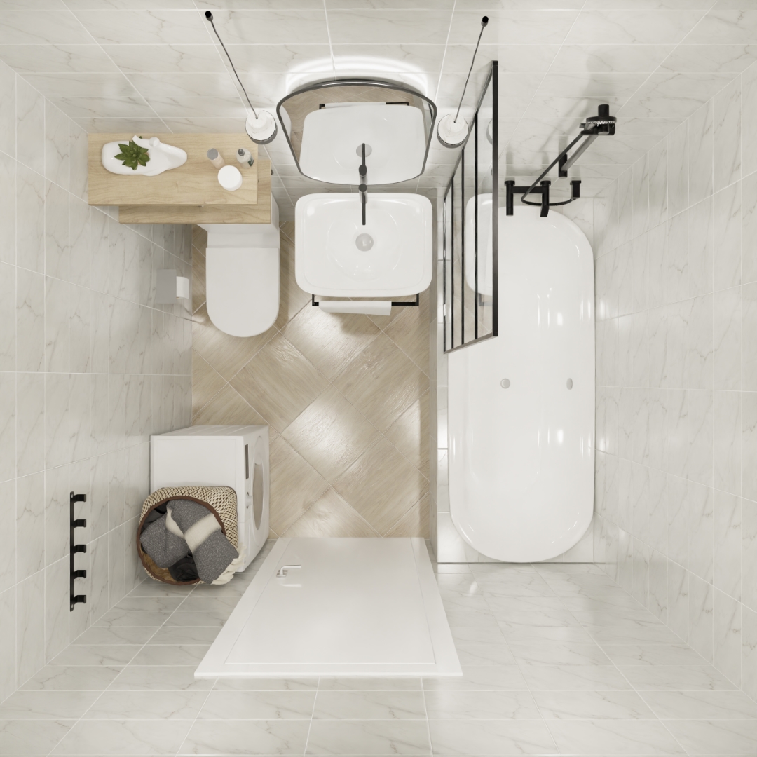 010100001423 На стену Серена Белый верх 01 vM 20х30 - фото 10