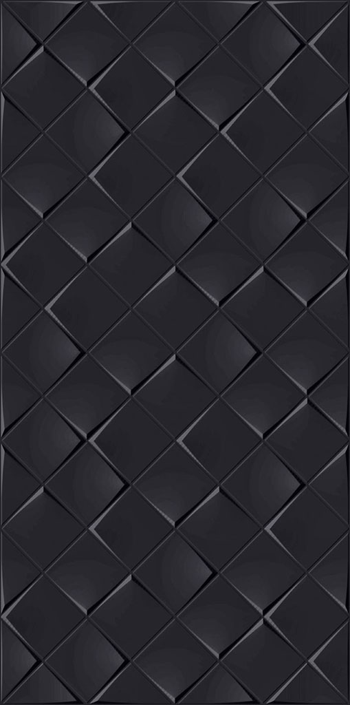 K1588BL910010 Декор Monochrome Magic Черный квадраты (матовый) 30х60