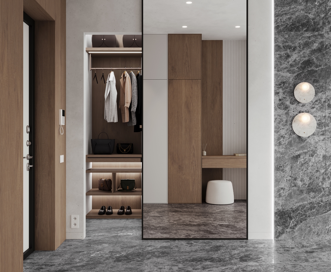 LP6012G0101R На пол Bohemian Grigio серый матовый карвинг 59.5х119.1 - фото 8