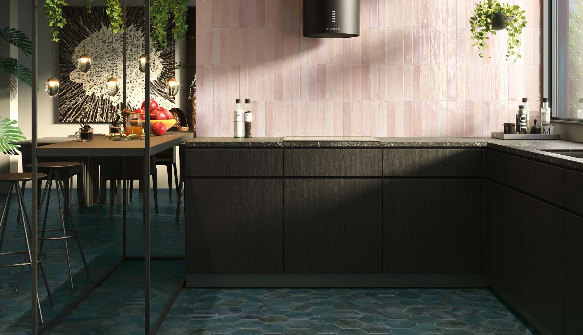 PT03154 На пол Hope Hex Blue Matt - фото 16