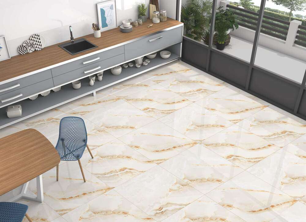  Imperial Onyx Beige Polished 60x60 - фото 5