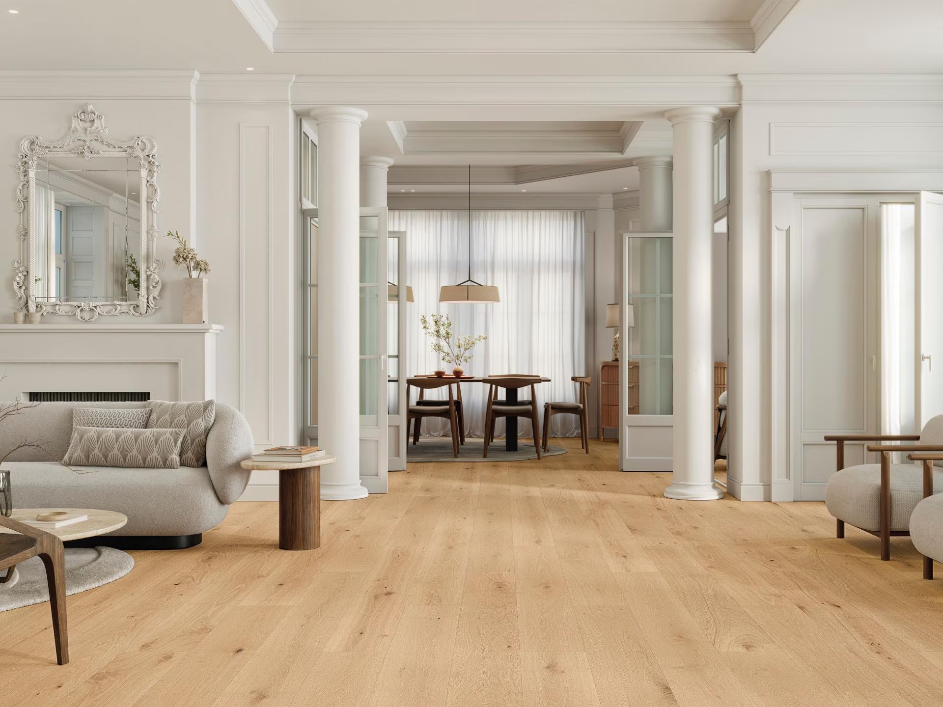 100364129 На пол London Sand 23х150 - фото 17