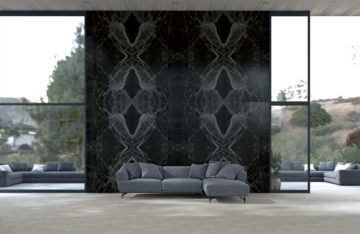 Декор Black Сalacatta Kristal Decor Rectified Parlak Nano 60x120 - фото 3