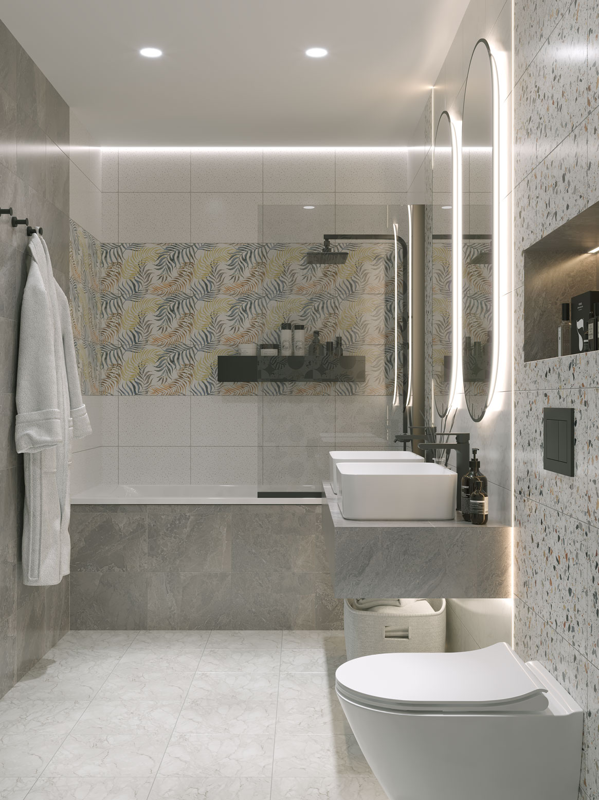 На пол Сан-Ремо Светло-серая 32.7x32.7 - фото 4