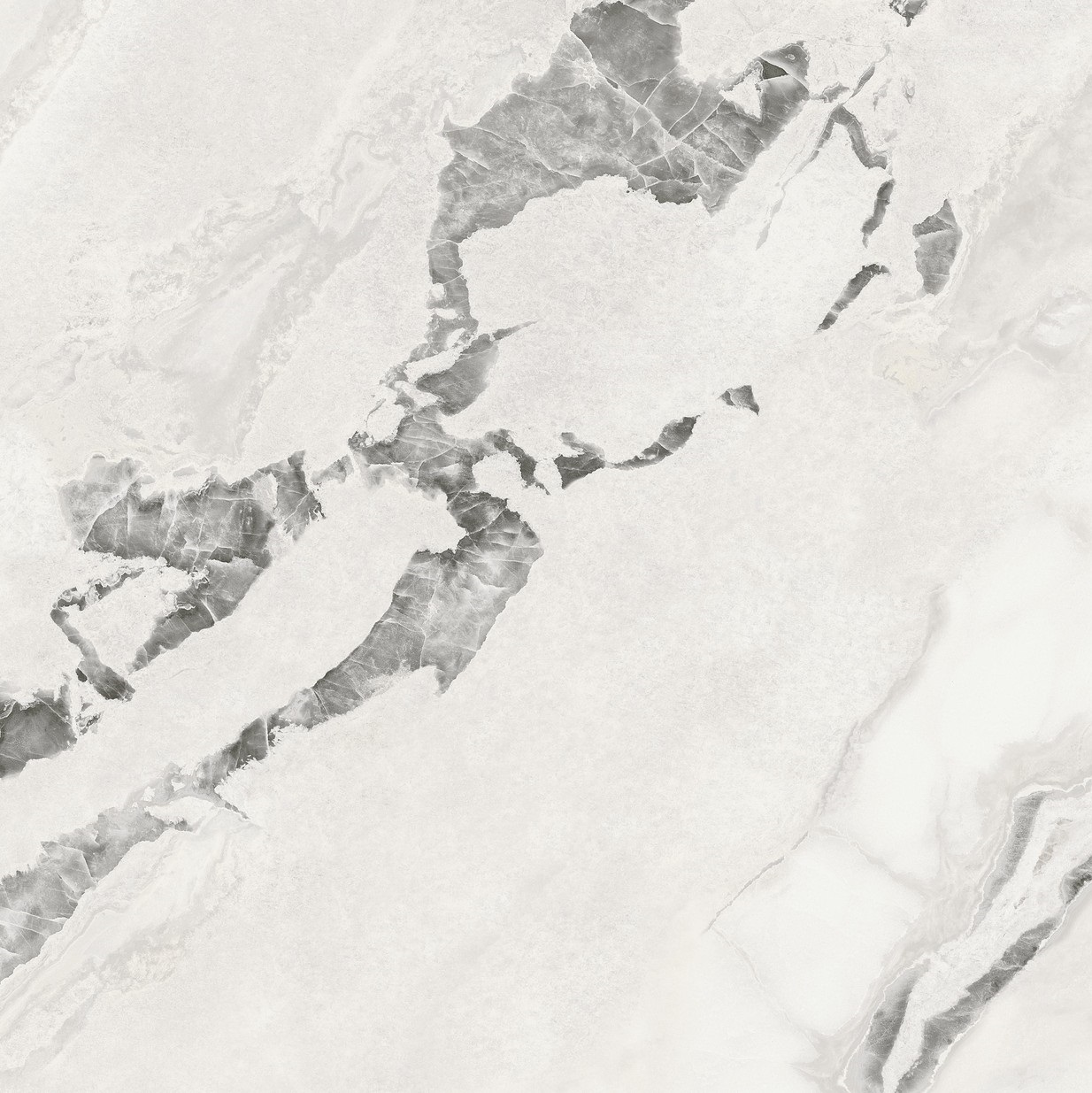 610010002966 На пол Forte dei Marmi Quark Oyster White Matt Rett 80x80 - фото 3