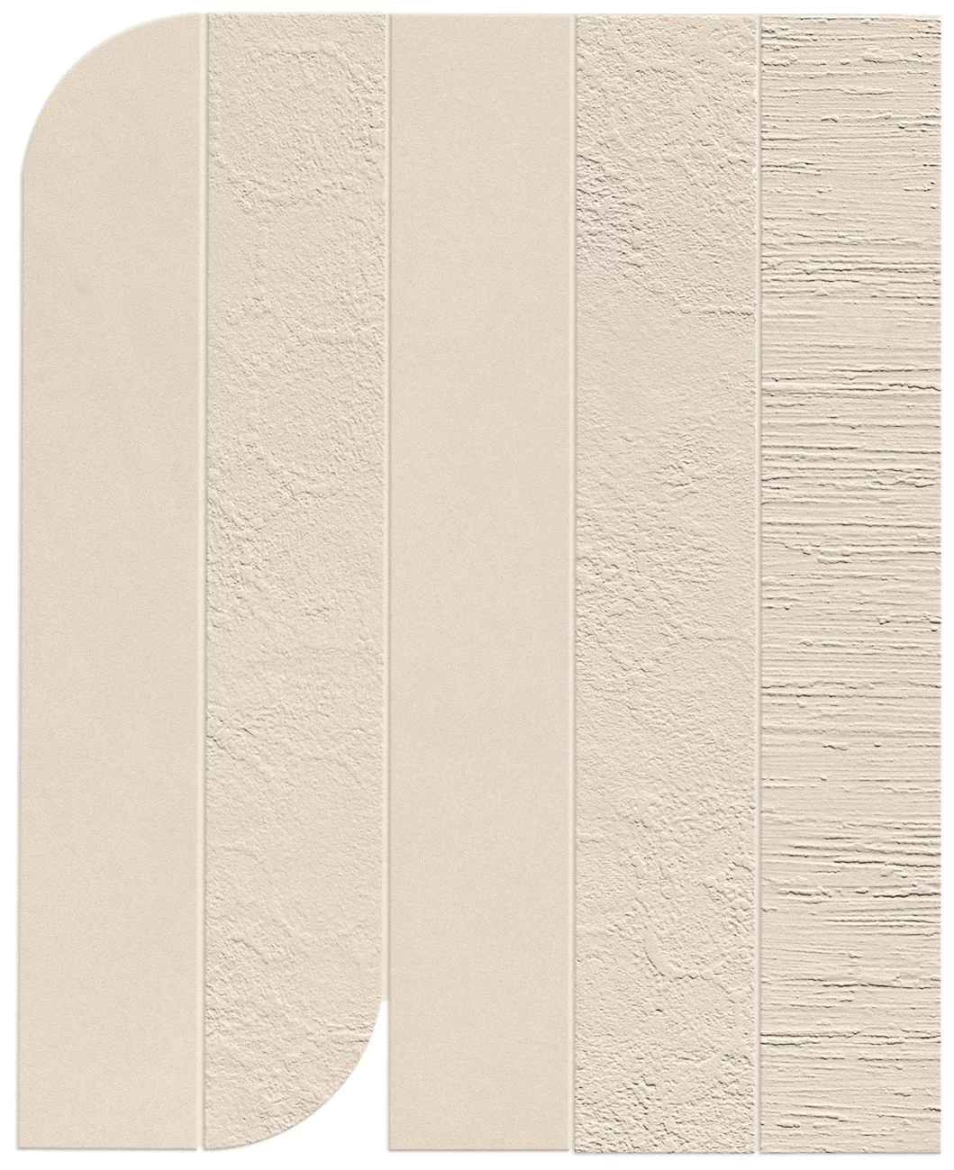 AHHH На стену Boost Natural Kaolin Mosaico Piano Mix 50x40.5