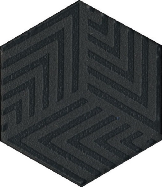 OS/B241/63001 Декор Агуста Черный 6x5.2 - фото 12