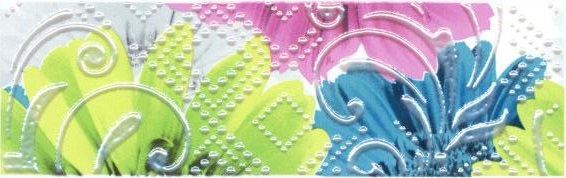 STG/A466/7000 Бордюр Флора Зеленый 6.3х20