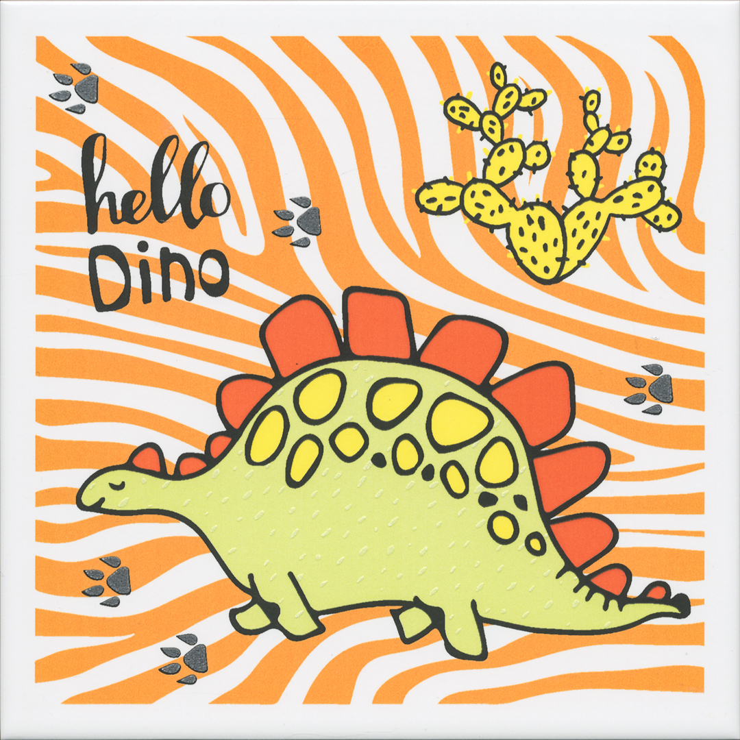 OP/A228/5009 Декор Динозаврики 3 Матовый