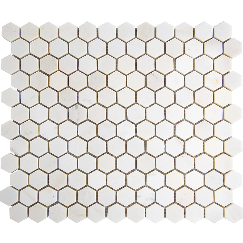 На стену Мозаика из мрамора Hexagon VMwP 23x23