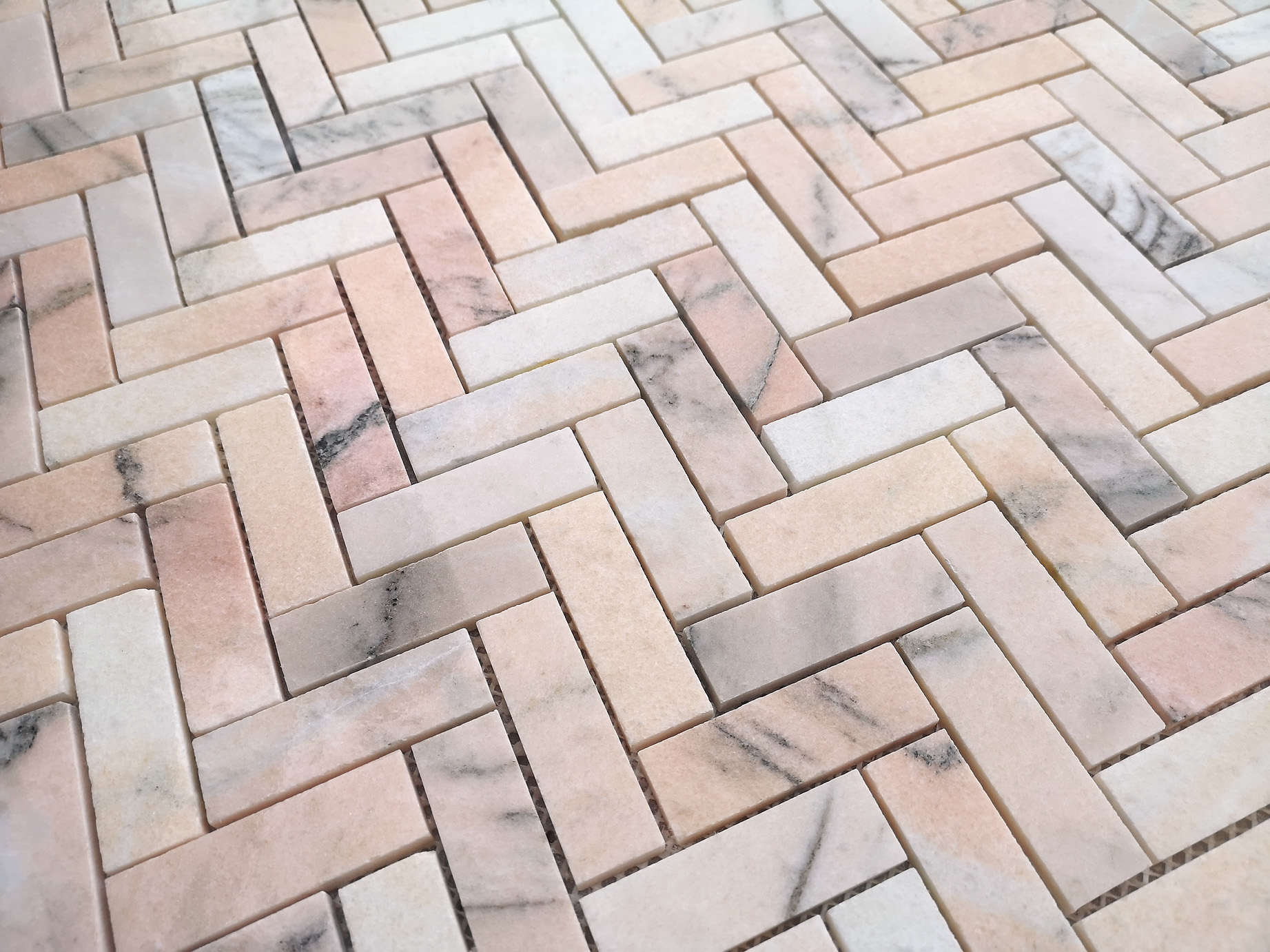 На пол Pietrine Rosa Salmone POL fish 23x73x7 - фото 2