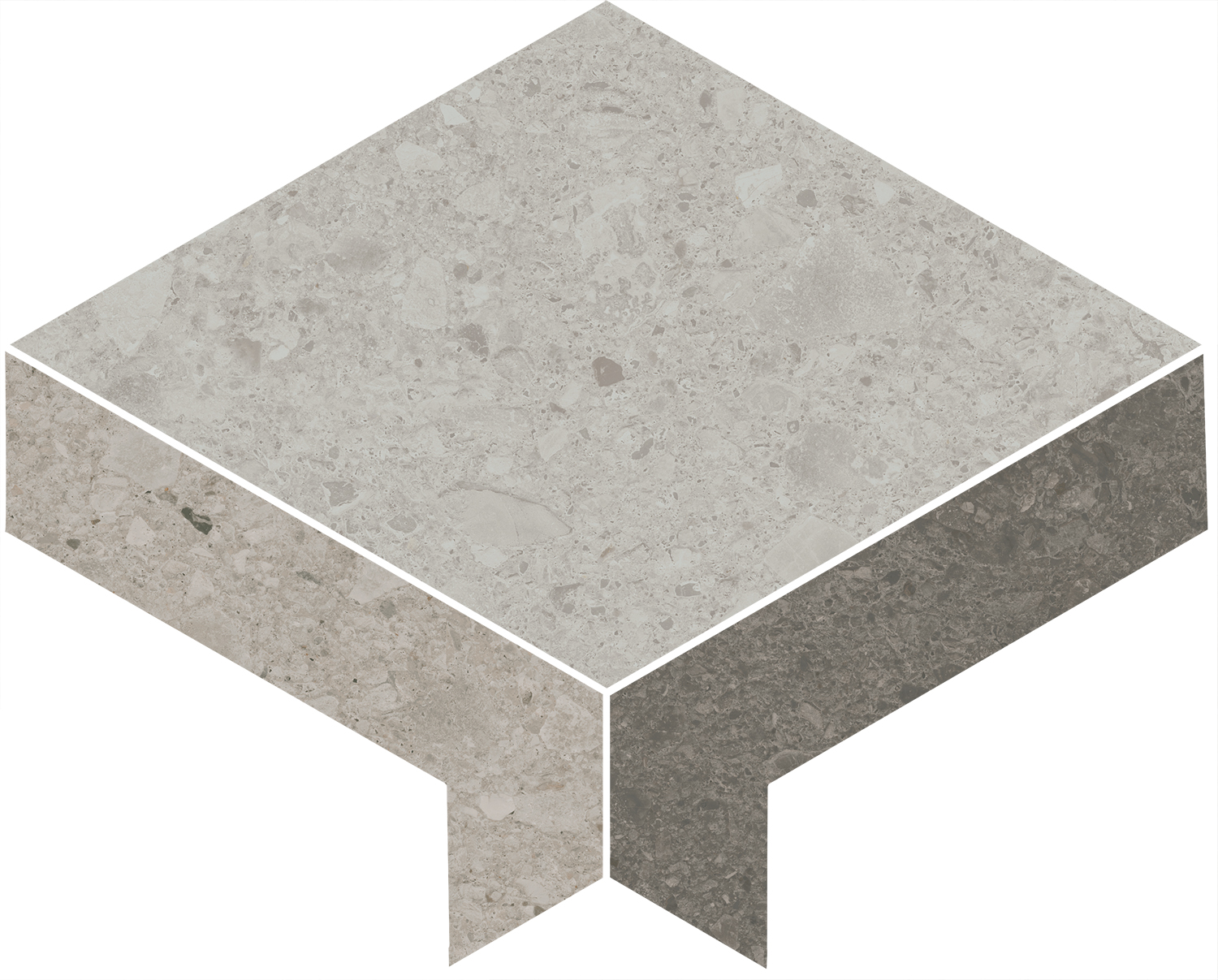 ID171 Декор Чеппо ди Гре 2 наборный матовый обрезной 30x24x0.9 - фото 6