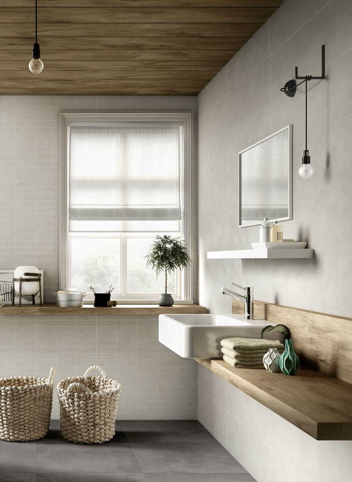 R03A На стену Flex Crema Struttura Brick 3D - фото 2