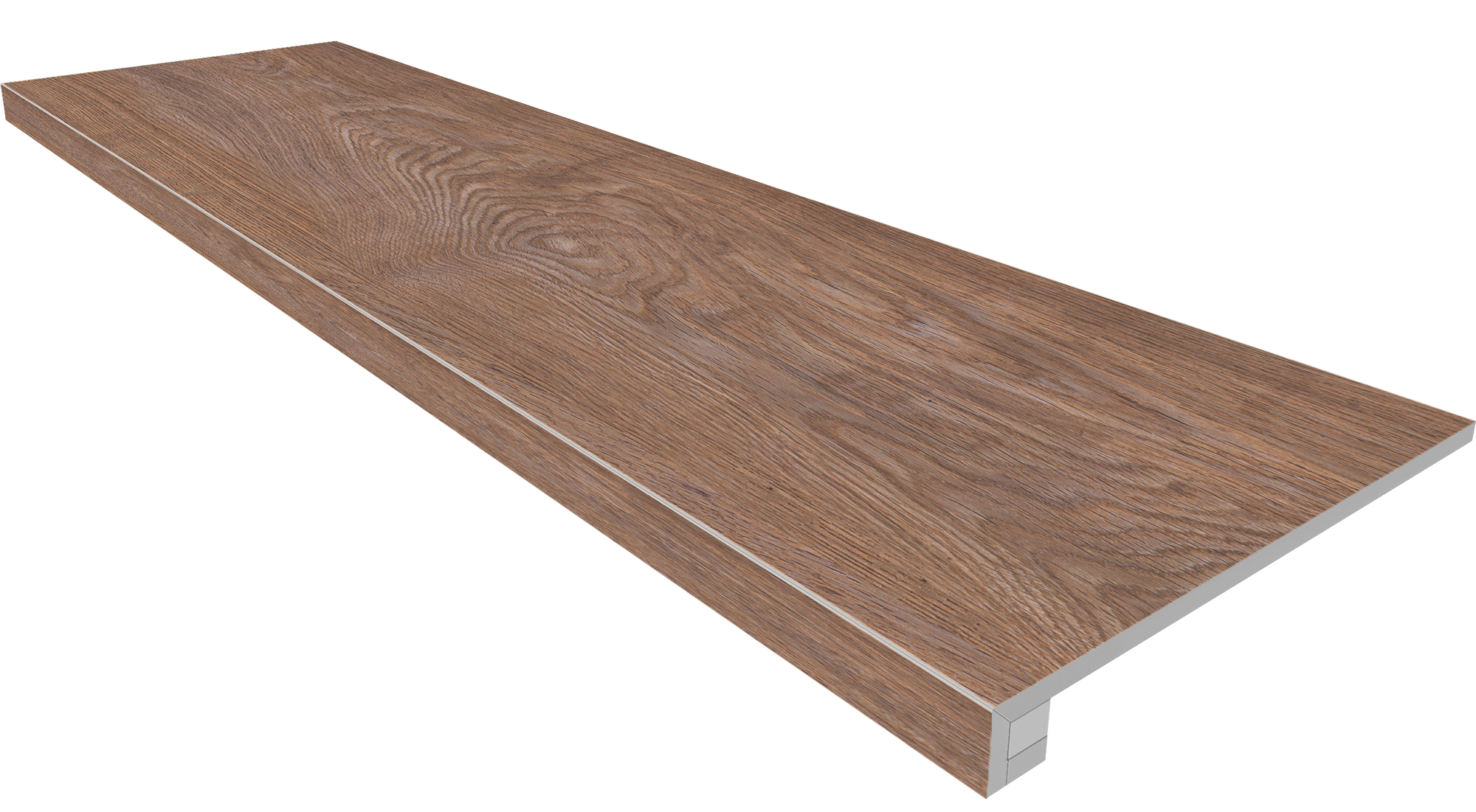 Set/Steptrade/SI02_NS/33x120/Riser/SI02_NS/14,5x120 Ступень Selection Комплект SI02 Eucalyptus 120x33 неполированная прямоугол. бортик без насечек Подступенок 14.5x120