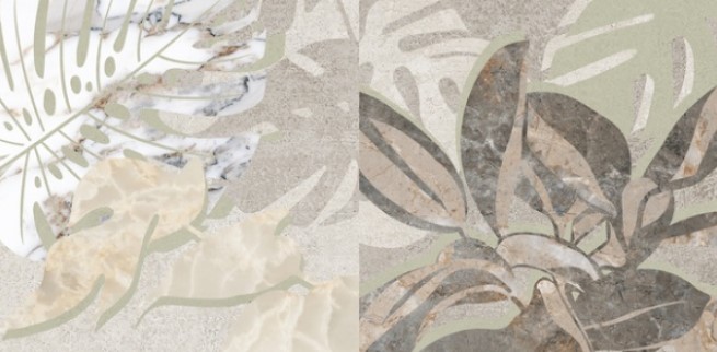 K949798LPR01VTE0 Декор Marble-X Цветочный Лаппато R9 Ректификат 60x30 - фото 2