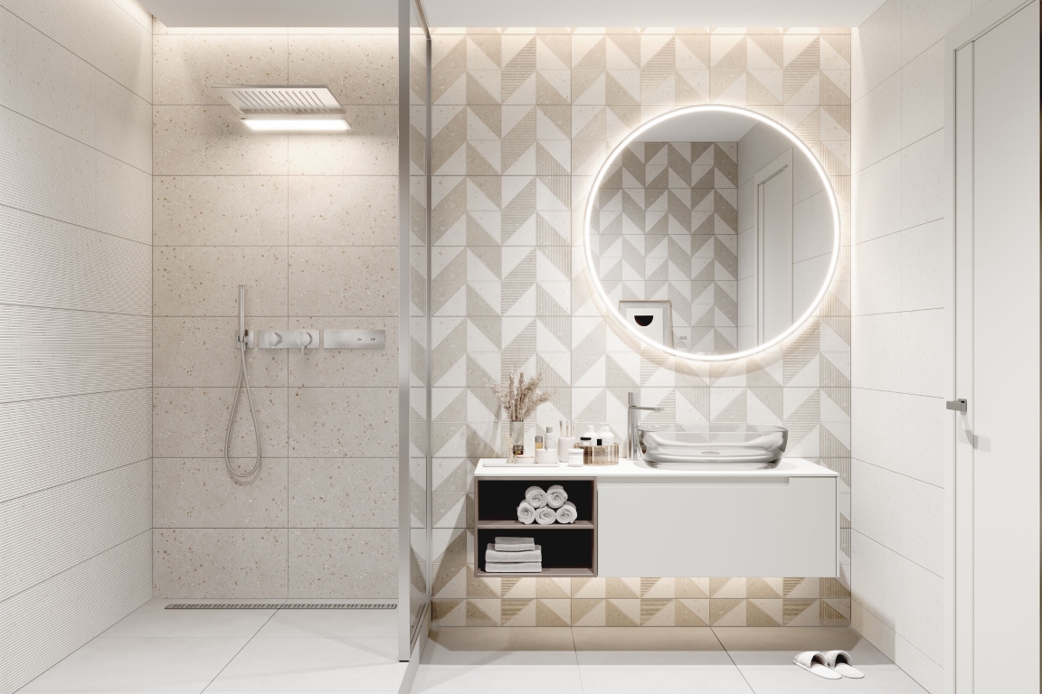 GT163VG Декор Essen Бежевый Геометрия 30x60 - фото 4