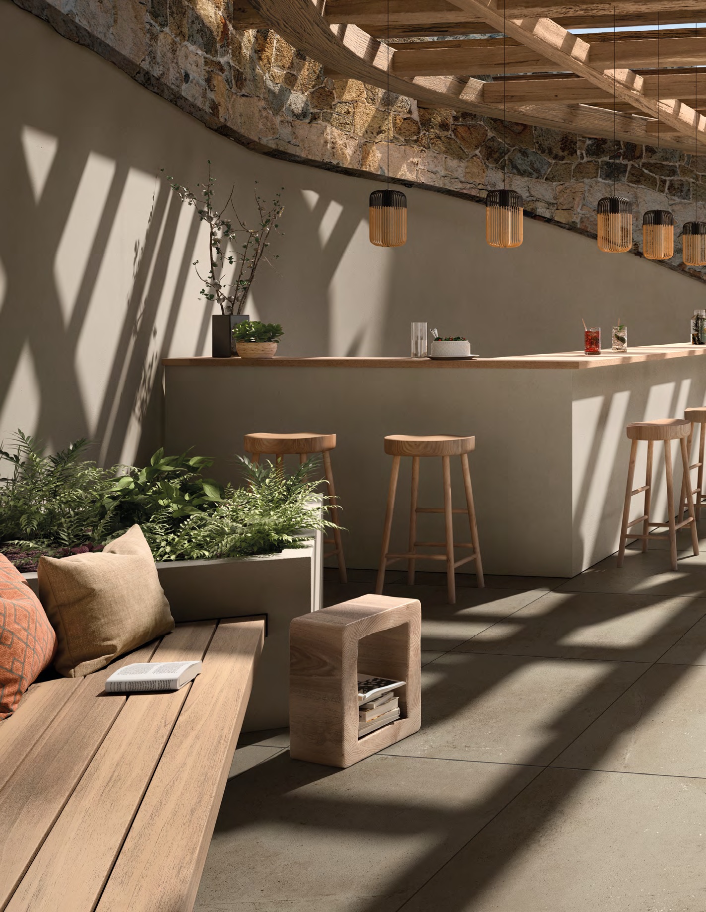 Ступень Pietre di Sardegna Angolare Porto Rotondo (press) 33x33 - фото 2